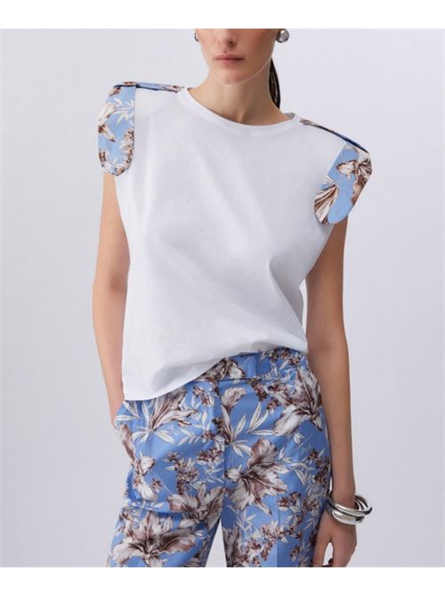 T-shirt con spalline imbottite Liu Jo | WA6201J6308.P9551